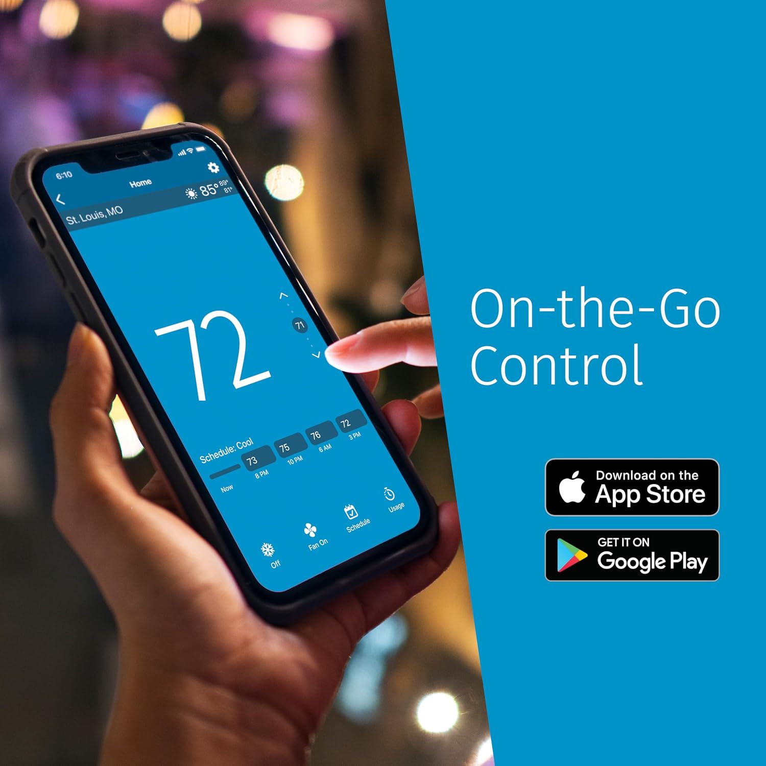 Sensi Lite Smart Thermostat, WiFi, Alexa, DIY, Energy Star Certified, ST25 - Image 11